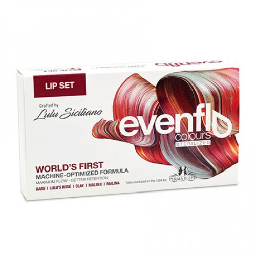 Набор пигментов для татуажа губ "Even Flo Lip Set"